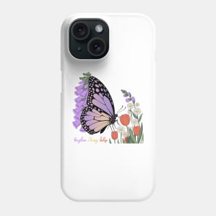 Foxglove-Daisy-Tulip Phone Case