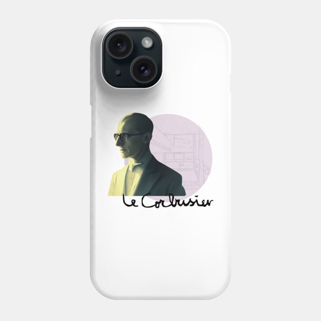 Le Corbusier Phone Case by The Design Club