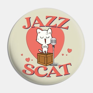 Jazz Scat Pin