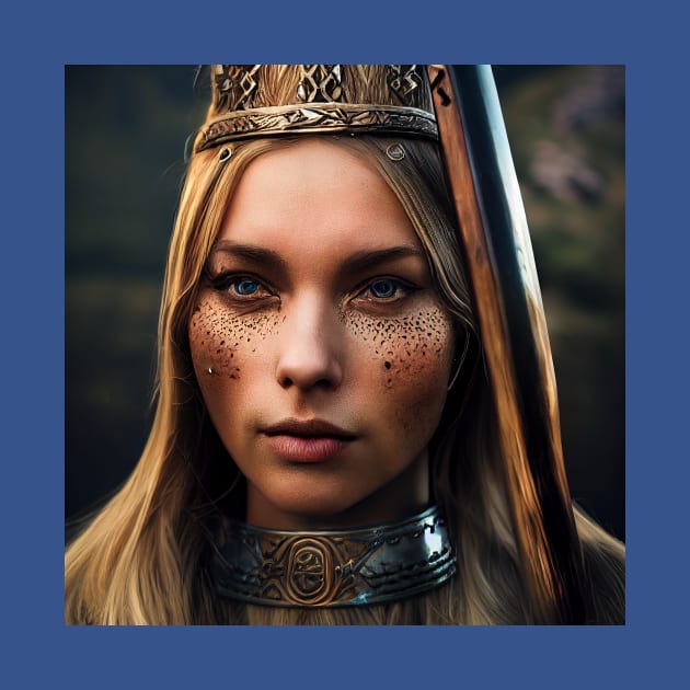 Viking Shield Maiden by Grassroots Green