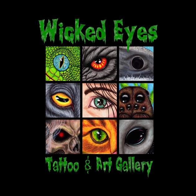 Wicked Eyes Tattoo and Art by Redemption Tshirt Co.