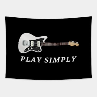 Play Simply Offset Style Electric Guitar Tapestry