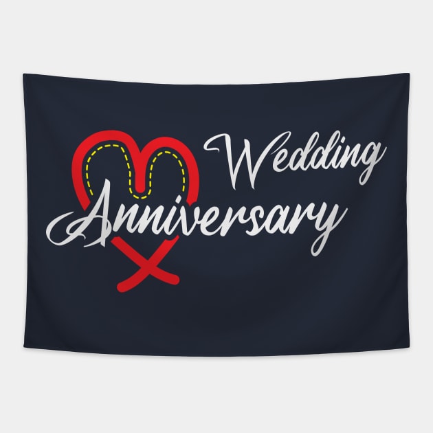 Wedding Annyversary Tapestry by artfarissi