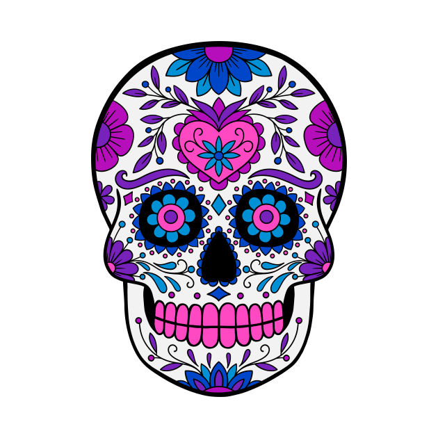 Day of the Dead, Sugar Skull by InshynaArt