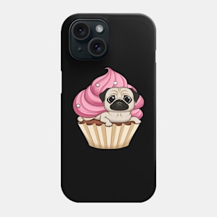 Pug-cakes: The Perfect Blend of Cute and Sweet Phone Case