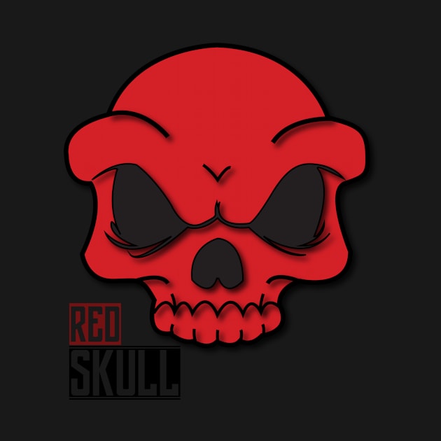 RED Skull by alexsandar