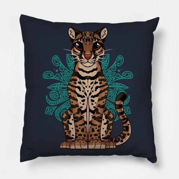 Ocelot Pillow by ZTheCrazed