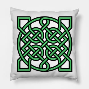 Celtic Ornamental Knot Geometric Design 1 Pillow