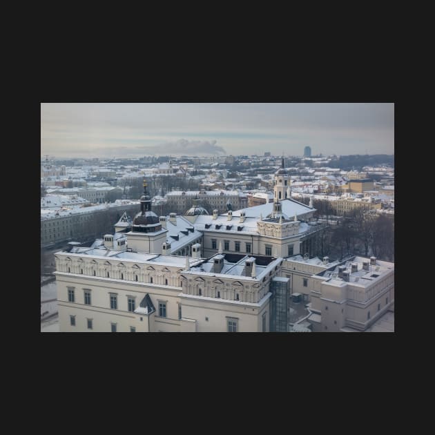 Vilnius old town cityscape by lena-maximova