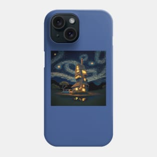 Starry Night Over The Burrow Phone Case