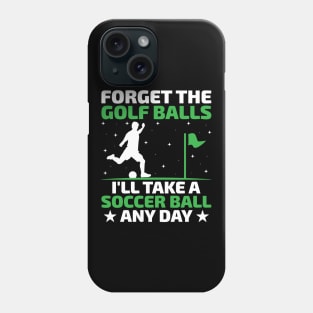 Footgolf Player Foot Golf Playing Footgolfers Footgolfing Phone Case