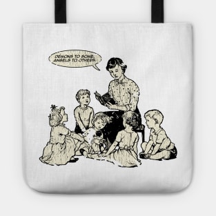 Angels and Demons - Vintage Tote