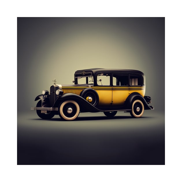 Art Deco Style Taxis by TheArtfulAI