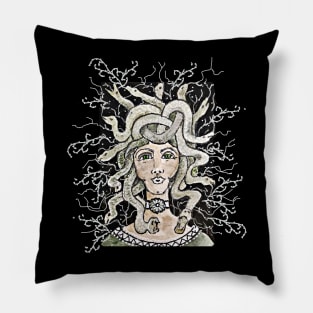 Medusa Gorgo of Gorgons Pillow