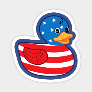 American Rubber Ducky USA Magnet