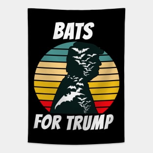 Vintage Trump Halloween Bat Tapestry