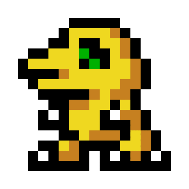 Agumon 8 bits by Jawes