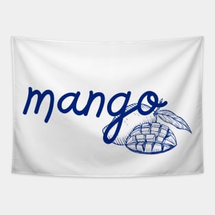 mango - Thai blue - Flag color - with sketch Tapestry