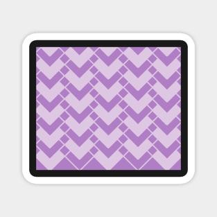 Abstract geometric pattern - purple. Magnet