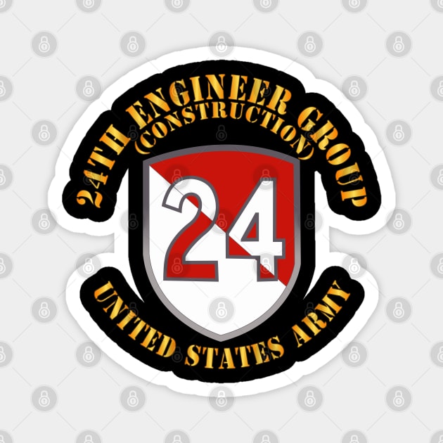 24th Engineer Group (Construction) - 1954 - 1972 X 300 Magnet by twix123844