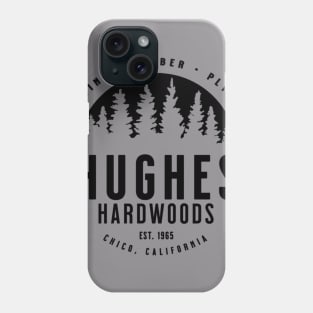 Hughes Hardwoods Black Ink Phone Case