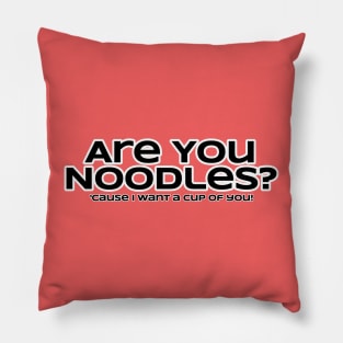 Are You Noodles? Pillow