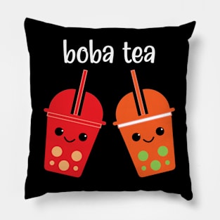 Funny Kawaii Boba Tea Pillow