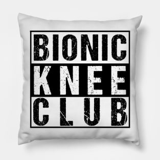 Knee Surgery T Shirt Surgery Survivor Shirt Bionic Knee Club Pillow