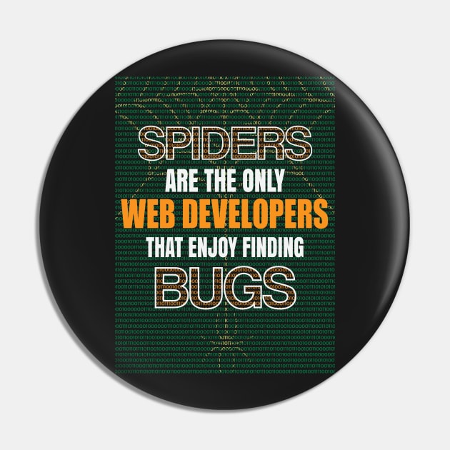 Arachnid Web developer Pin by NVDesigns