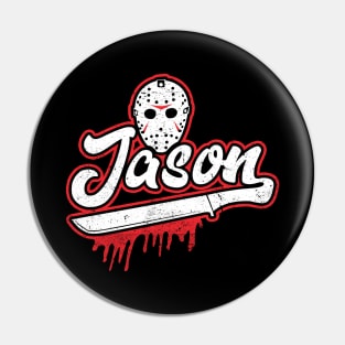 Jason Voorhees Logo Pin