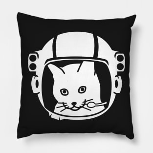 Cute & Funny Space Astronaut Cat Pillow