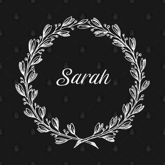 Discover Sarah Floral Wreath - Sarah - T-Shirt