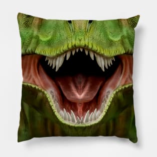 Green T. Rex Mask Pillow