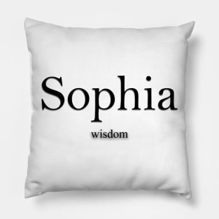 Sophia Name meaning Pillow