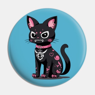 skull neko Pin