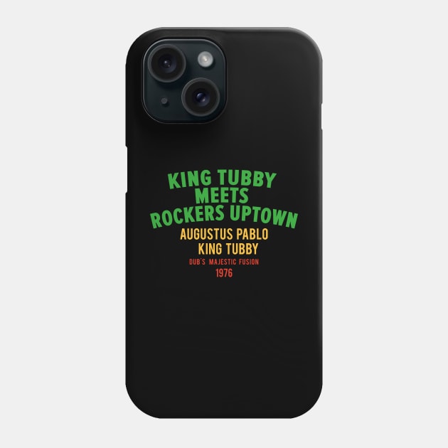 King Tubby Meets Rockers Uptown: Dub's Majestic Fusion Phone Case by Boogosh