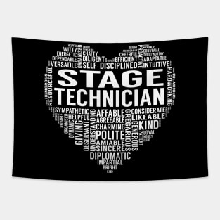 Stage Technician Heart Tapestry