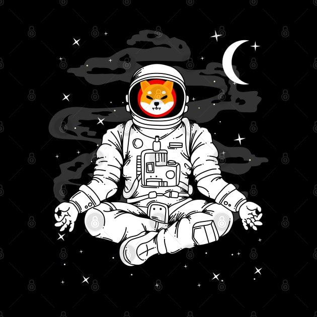 Astronaut Yoga Shiba Inu Coin To The Moon Shib Army Crypto Token Cryptocurrency Blockchain Wallet Birthday Gift For Men Women Kids by Thingking About