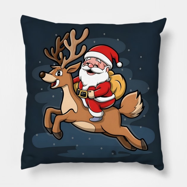 Funny raindeer Pillow by NatureFan