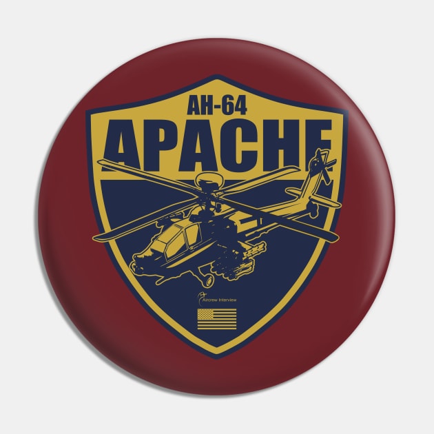 AH-64 Apache Pin by Aircrew Interview