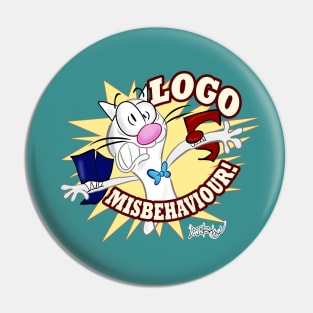 Logo Misbehaviour! Pin