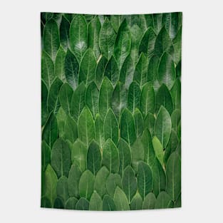 Green Tree Leaves Pattern Tapestry