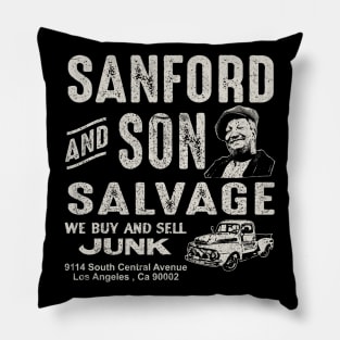 Sanford and Son Worn-Out Sign Pillow