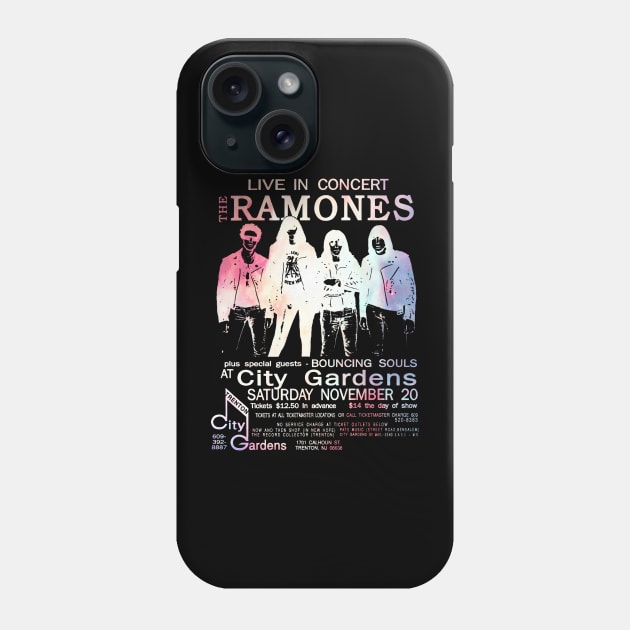 Ramones at City Garden Phone Case by lavdog