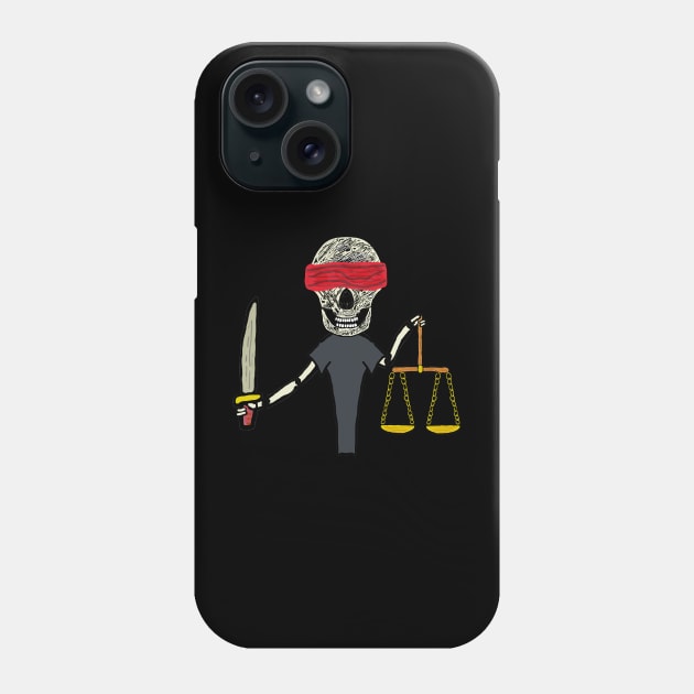 Law and Justice Phone Case by Mark Ewbie