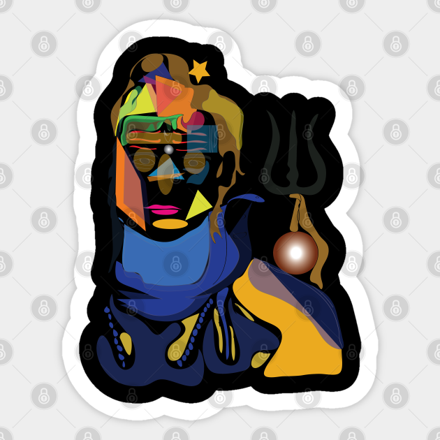 Abstract Shiva Shiva Meditation Sticker Teepublic Au Decorate your laptops, water bottles, helmets, and cars. teepublic