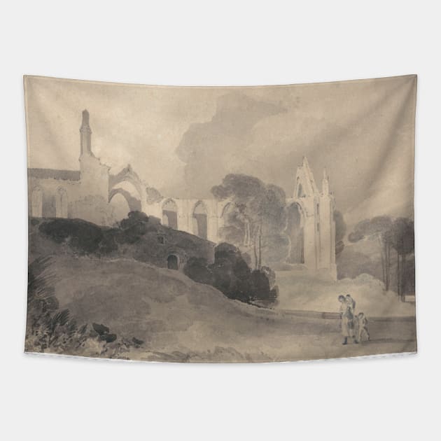 Bolton Priory, Yorkshire by John Sell Cotman Tapestry by Classic Art Stall