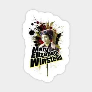 Mary Elizabeth Winstead graphic design ironpalette Magnet