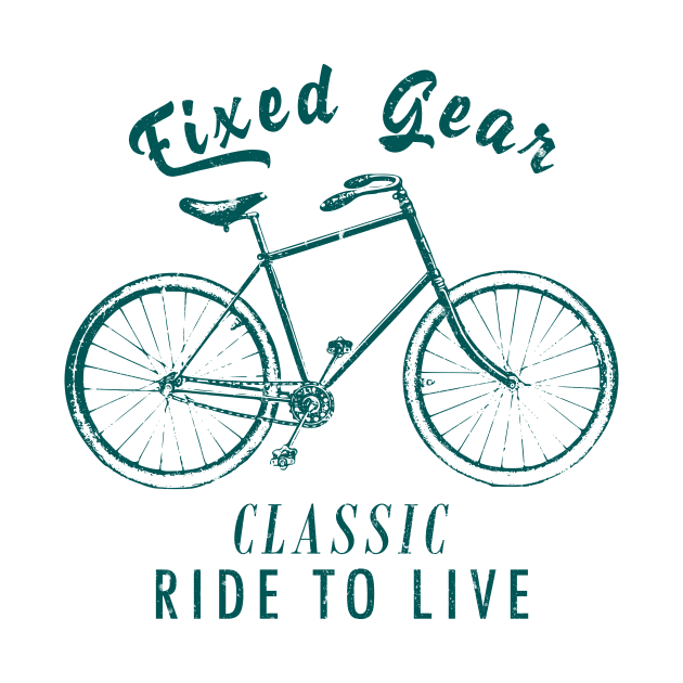 Fixed gear, classic ride to live by uglypaper