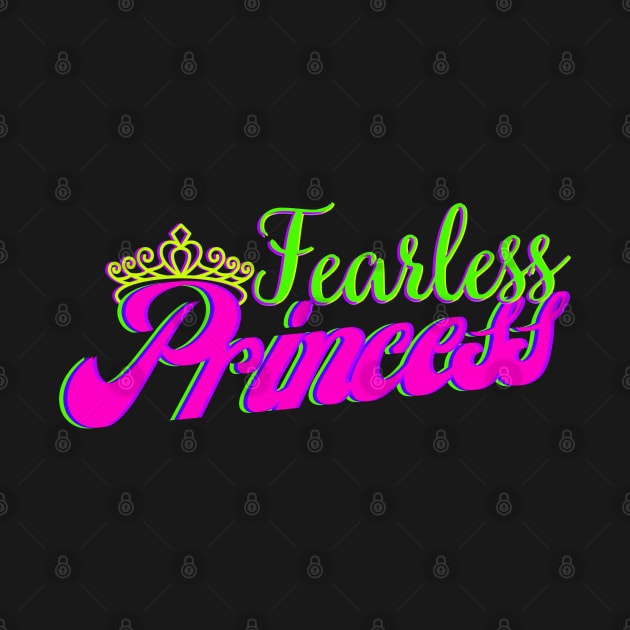 Neon Royal Family Group Series - Fearless Princess by Jazzamuffin Studio